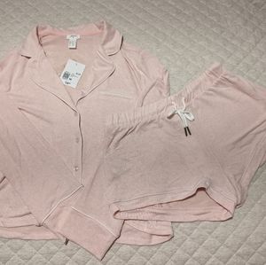 Blush pajama set